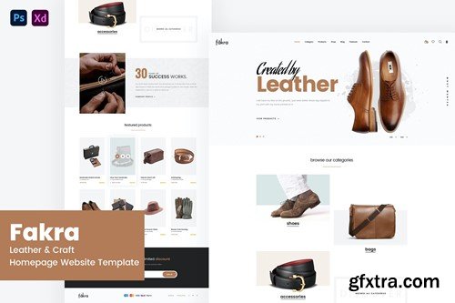 Fakra - Leather & Craft Website Design P8UZWDZ