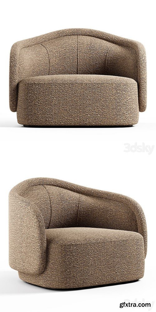 Kookudesign The Pia Armchair by Christophe Delcourt