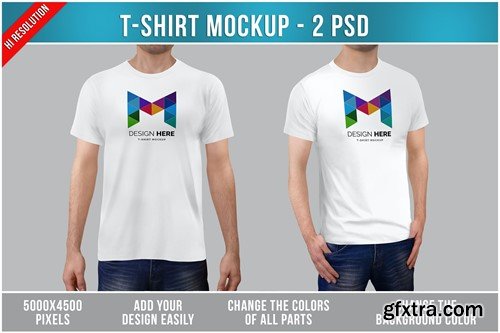 T-Shirt Mockups 5F8P9TM
