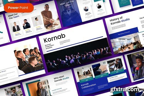 Kornab – Business PowerPoint Template Y9A8APH