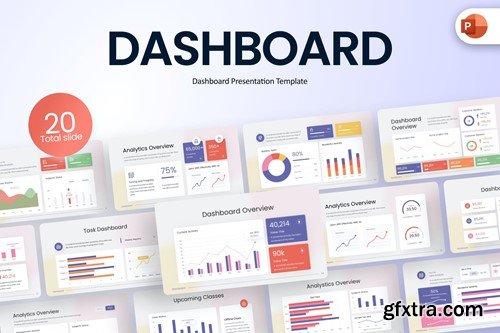 Dashboard Infographic PowerPoint Template W8WAJBY