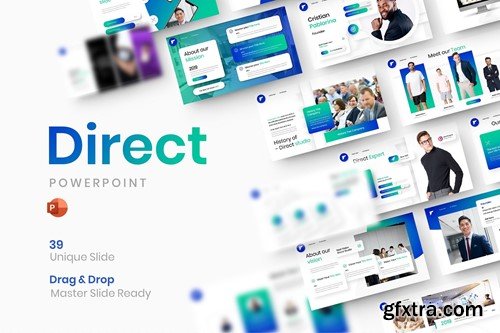Direct – Business PowerPoint Template Z883H38