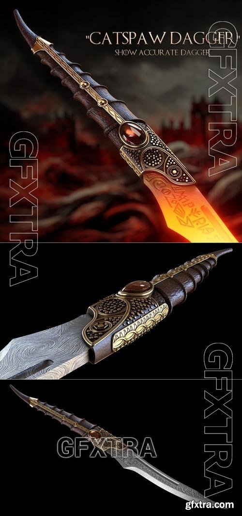 Catspaw Dagger - Show Accurate Dagger - House of the Dragon - Game of thrones – 3D Print Model