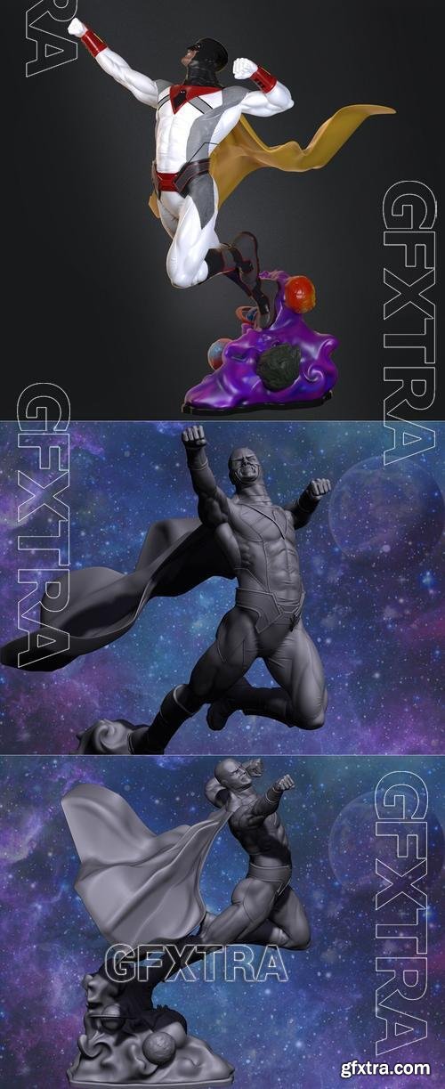 Space Ghost Statue – 3D Print Model