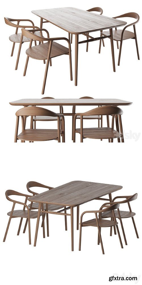 Table Typhoon With Chairs Bio