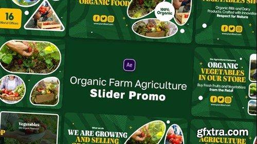 Videohive Organic Farm Agriculture Slider Promo 46116783