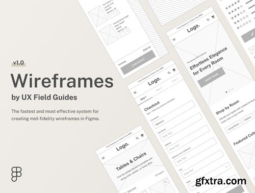 Wireframes by UX Field Guides Ui8.net