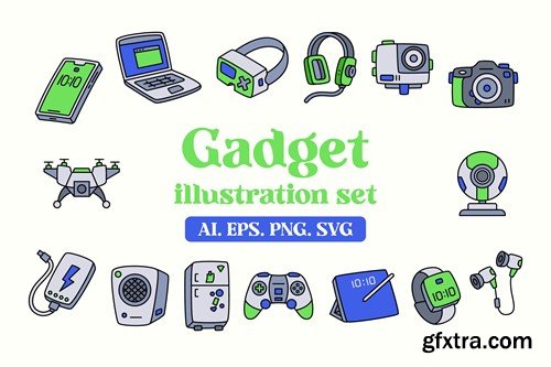 Gadget Illustration Set NMQG4BT