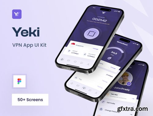 Yeki - VPN App UI Kit Ui8.net