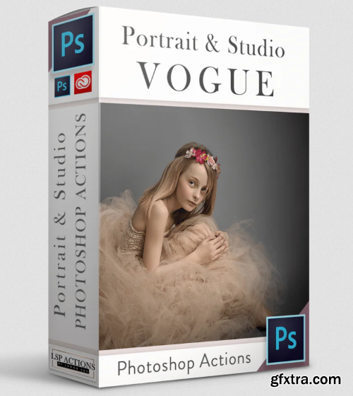 LSP-Actions - Portrait Studio Vogue Photoshop Action Suite