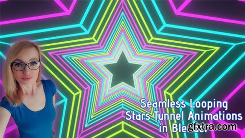 Skillshare - Seamless Looping Stars Tunnel Animations in Blender
