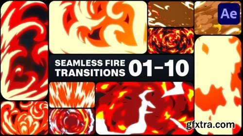 Videohive Seamless Fire Transitions for After Effects 45882371