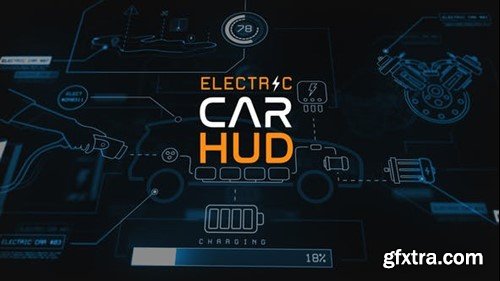 Videohive Electric Car HUD 39149452