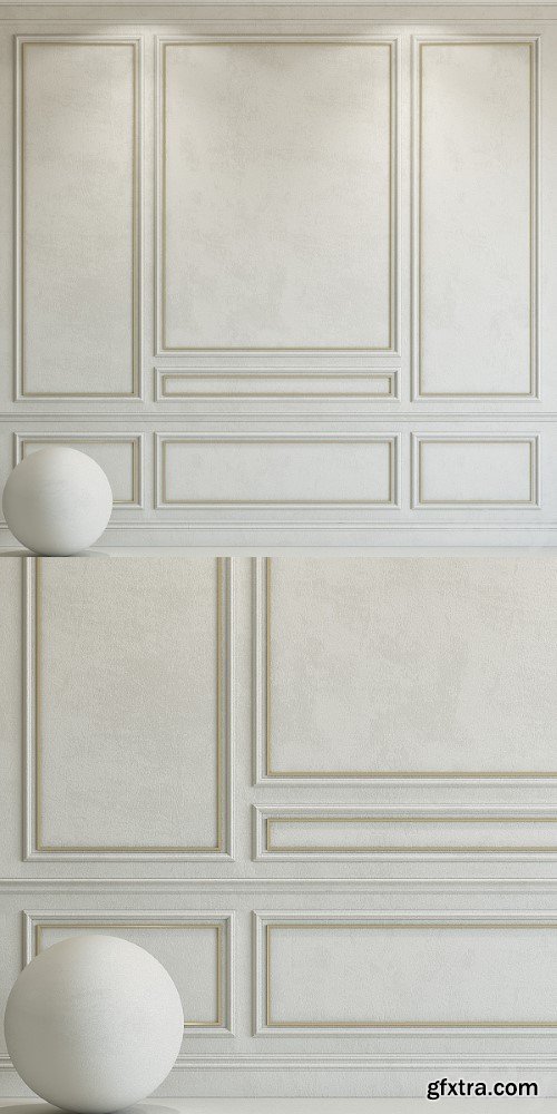 Decorative plaster with molding 96