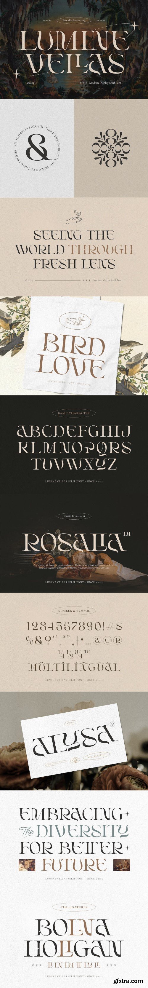 Lumenia Vellas - Modern Serif