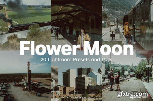 20 Flower Moon Lightroom Presets and LUTs 6ZBU9AD