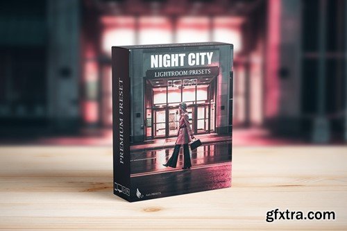 HDR Bright Night Neon Lightroom Presets Pack BHQP2ZW