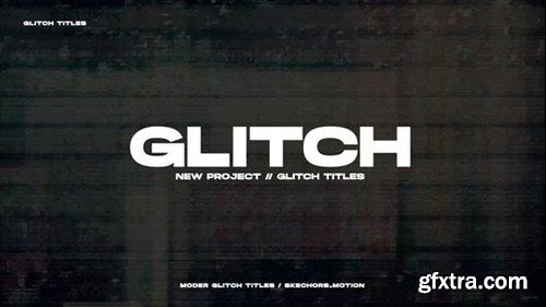 Videohive Glitch Titles 46174311