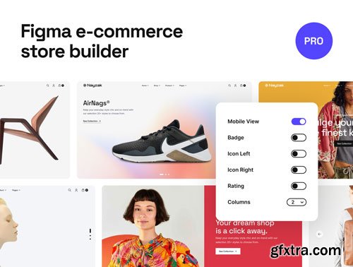 Nayzak Figma E-Commerce Builder Ui8.net