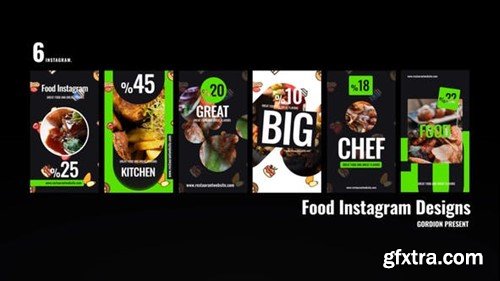 Videohive Food Instagram Stories 46111658