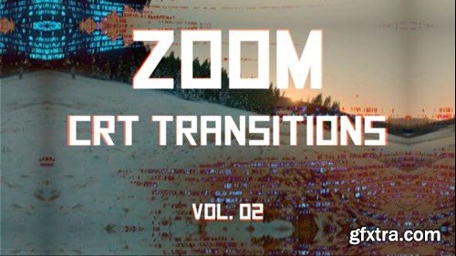Videohive CRT Zoom Transitions Vol. 02 46176034