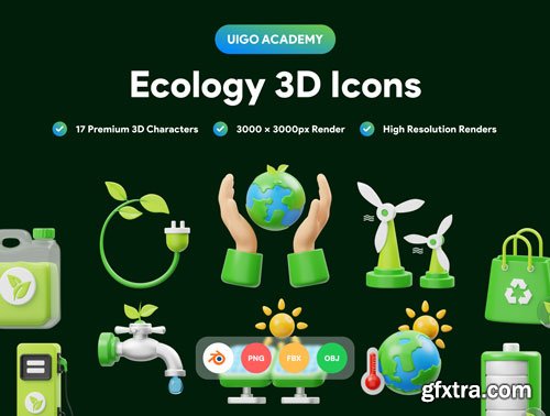 Ecology 3D Icon Ui8.net