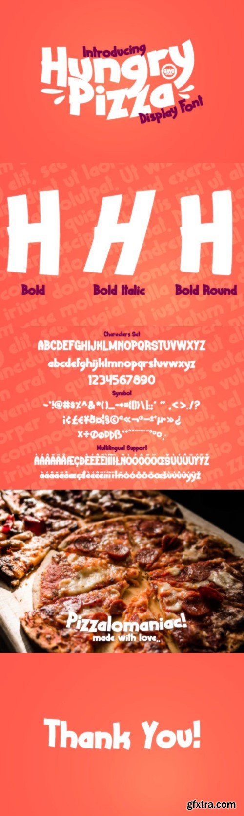 Hungry Pizza Font