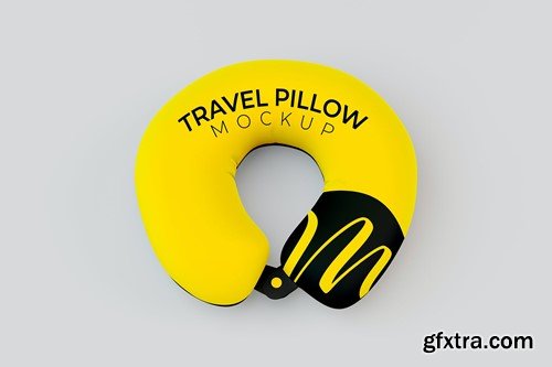 Travel Pillow Mockup TL89FSG