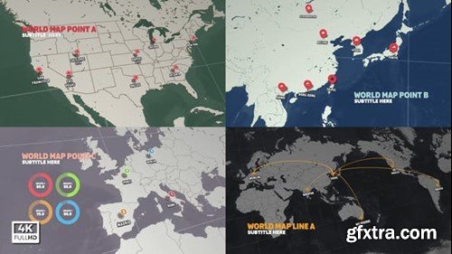 Videohive World Map Infographic 45420410