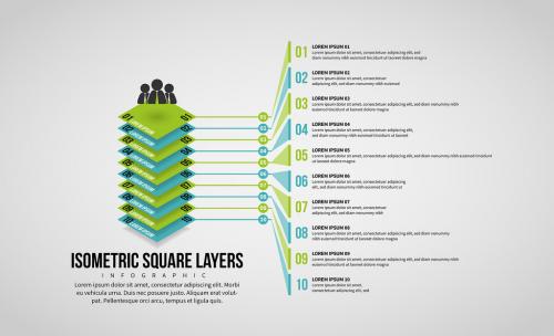 Layered Infographic Layout 216698510