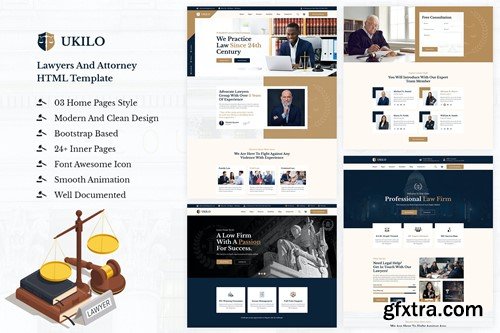 Lawyers And Attorney HTML5 Template 2FVEPEJ