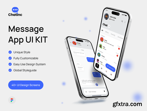Chatinc - Message App UI KIT Ui8.net