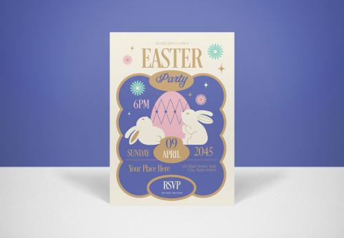 Purple Easter Party Invitation 566153439