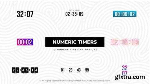 Videohive Numeric Timers 46269026