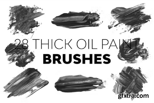 Thick Oil Paint Brushes