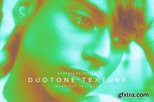 Duotone Texture PSD Photo Effect 3UUSAGN