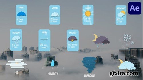 Videohive Weather Forecast Titles for After Effects 46324440