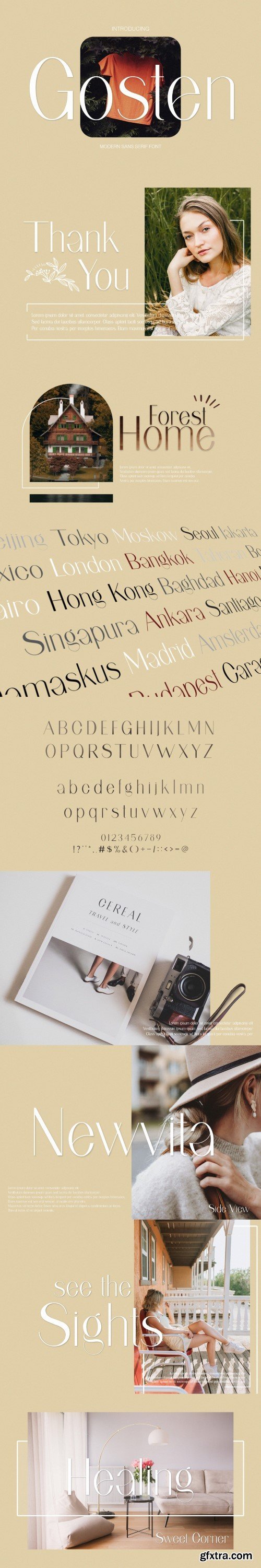 Creativemarket - Gosten ModernSans Serif Font