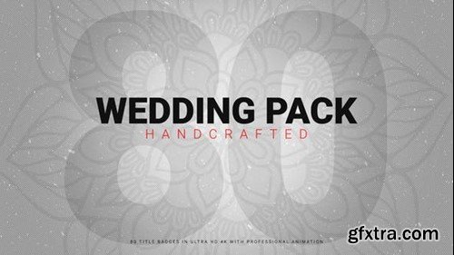 Videohive Wedding Pack 80+ Handcrafted 46294281