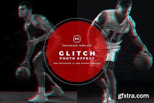Glitch Photo Effect 6VRQYQE