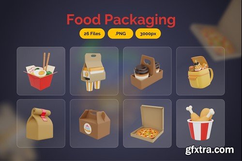 3D Delivery - Food Packaging 4HE8NUT
