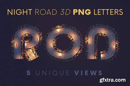 Night Road - 3D Lettering ATF2XTA