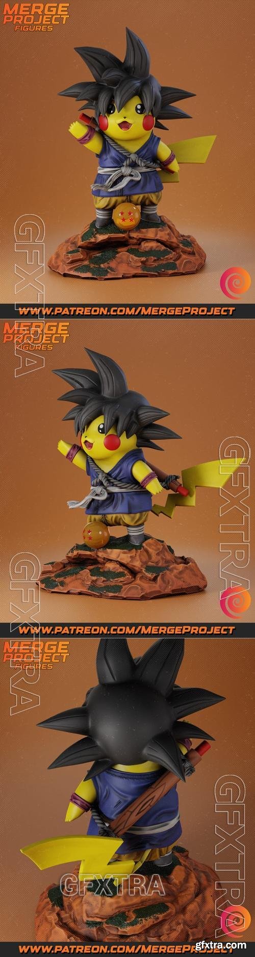 Gochu Pikachu Goku – 3D Print Model