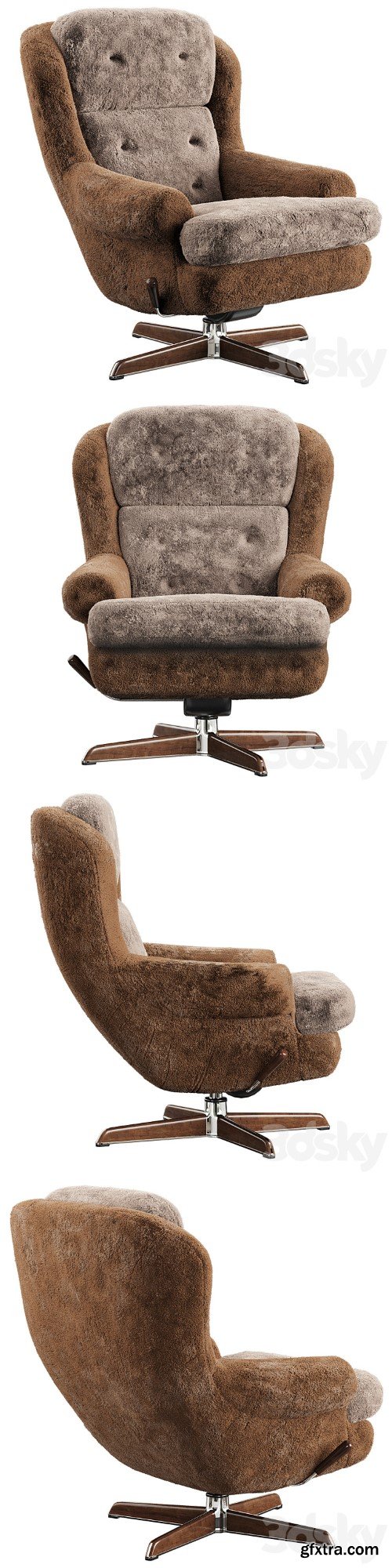 Pair Of Dux Armchairs