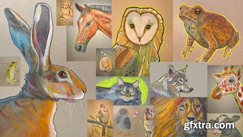Stylized Watercolor Animal Portraits