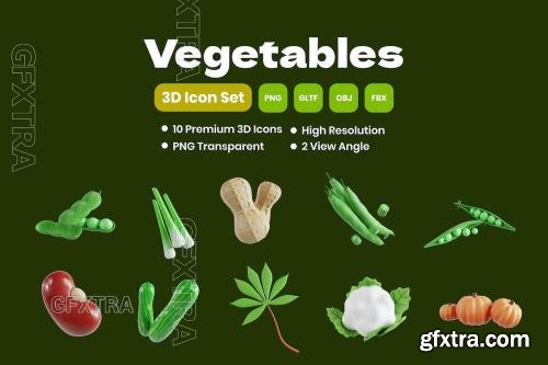 Vegetables 3D Icon M4QMFFP