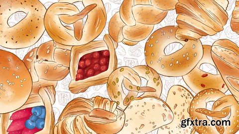 Procreate - Illustrate 5 Types Of Bread