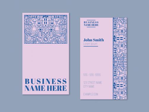 Craft Business Card Layout 514271569