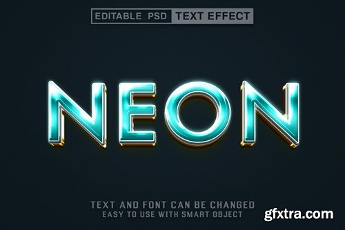 Neon Editable Text Effect FEPEUP8