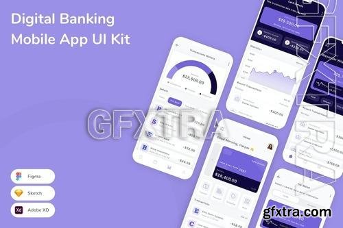 Digital Banking Mobile App UI Kit GSRK38Z